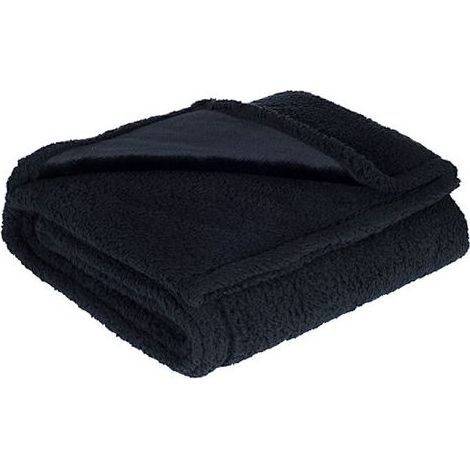 Couverture imperméable Love Blanket pour couple, protection contre les éclaboussures, grise, 71 x 100 cm, noire