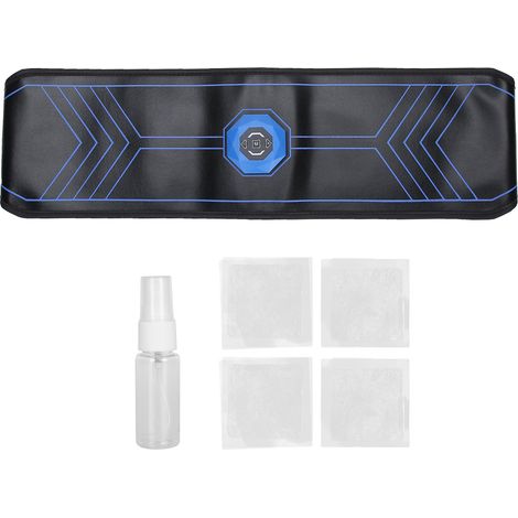 Ceinture de fitness EMS avec voix pour l'entraînement des muscles abdominaux, tonifiante et rechargeable, ceinture amincissante intelligente AFS-506J (1/5)