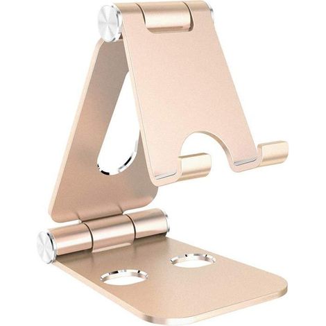 BelleRise - Support pour smartphone en alliage d'aluminium - Or (1/2)