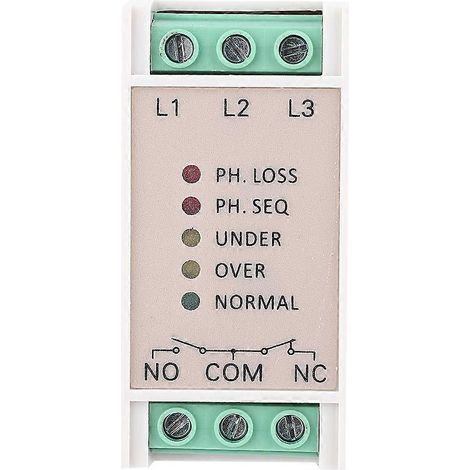 Phasenfolgeschutz bei Über- und Unterspannung, 3-Phasen-Netzteilüberwachungsrelais 415 V AC