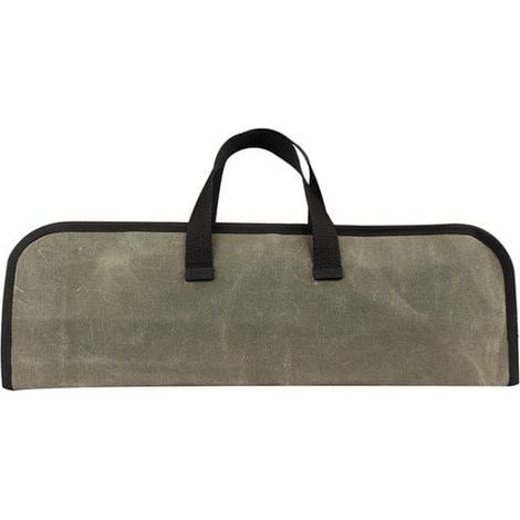 Étui à couteaux pliant enroulable, sac de rangement en toile pour couteaux (couteaux non inclus), vert militaire (47,5 x 16 x 2 cm), étui à couteaux pliants, étui de rangement pour couteaux de cuisine (1/5)