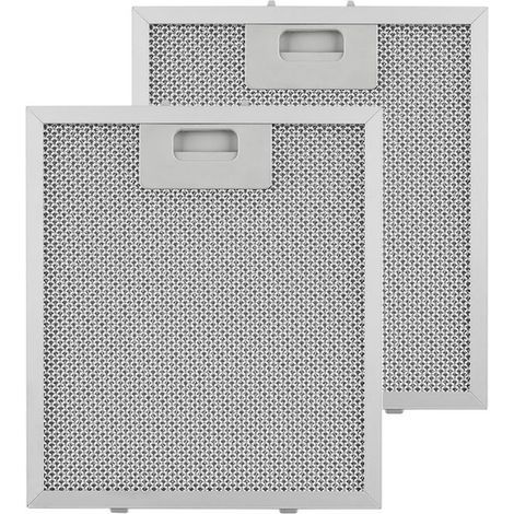 Filtres pour hottes aspirantes - lot de 2 - Filtres en aluminium pour hottes aspirantes, 267 x 305 x 9 mm, compatibles avec les modèles Elica et Recamania