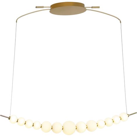 Italux Ronza Suspension Bar, plafonnier doré, blanc chaud 3000K (1/2)