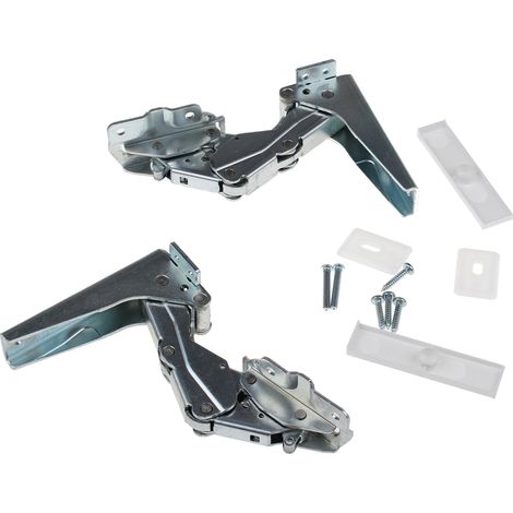 Lot de 2 Charnieres (inferieur & superieur) pour Refrigerateur, Congelateur WHIRLPOOL 481231018626