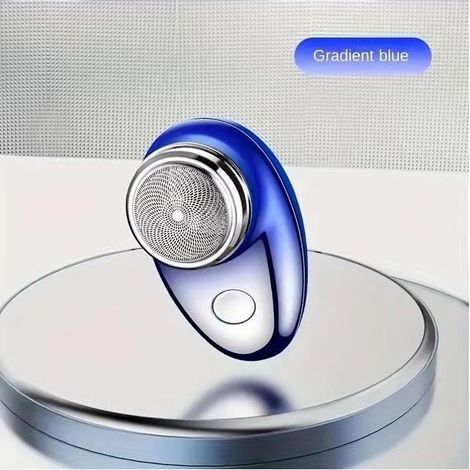 Professioneller Rasierer mit verbessertem, abwaschbarem Klingenkopf, Premium-Qualität für eine sanfte und komfortable Rasur, blau (1/5)