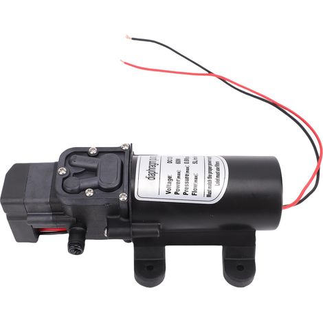 Pompe à Eau Électrique Miniature 60W Haute Pression 80m pour Lavage Auto Arrosage Fleurs Tête 10,5mm (1/5)