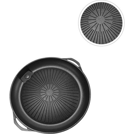 Plaque à churrasco portable - Outil de barbecue de camping - Poêle à griller antiadhésive (1/5)