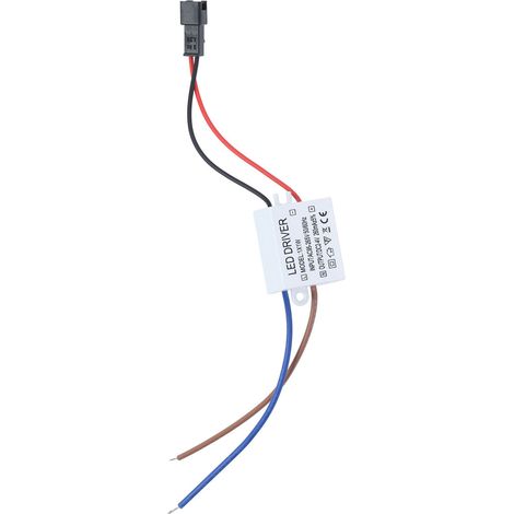 Alimentation LED 1x1W 260mA courant constant, entrée AC95-265V, sortie 2-4VDC, transformateur étanche isolé à large tension, boîtier compact pour connecteur LED (1/5)