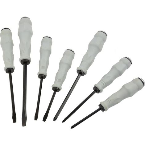 CRV Schlosser-Schraubendreher, 7-teilig, geko/Folienverpackung/ (20) (1/5)