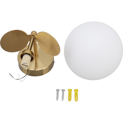Moderne und minimalistische LED-Wandleuchte mit G9-Glasschirm