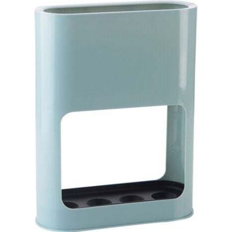 Porte-parapluie ovale bleu pour 4 personnes, rangeable, belle finition (1/3)