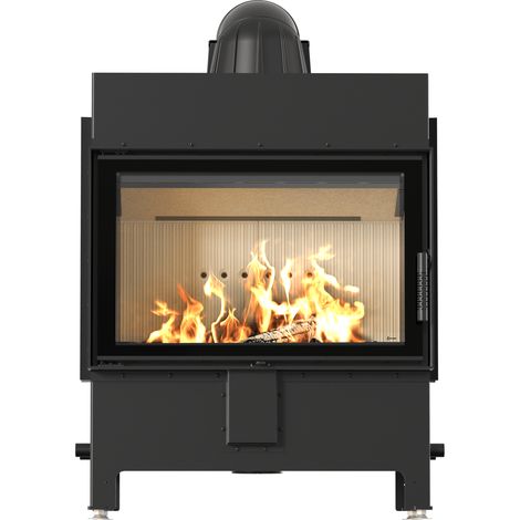 Kamineinsatz aus Stahl KRATKI LUCY 14 kW Ø 200 (1/5)