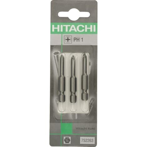Embout Phillips N°1 L.50 x 3 HIKOKI 752263 (1/2)