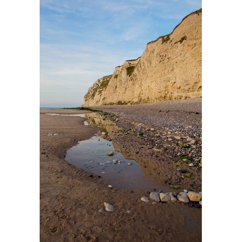 Tableau sur toile falaise Calais 30x45 cm - Impression sur Toile Murale Décorative - Image imprimée en HD sur Toile - Toile sur Châssis en Bois FSC - Fabriqué en France (1/5)
