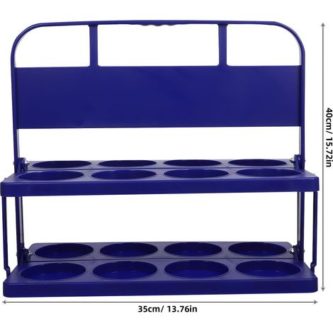 Porte bouteilles réutilisable en plastique avec 8