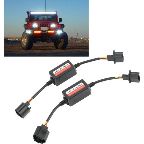 Zwei 12V H13/9008 Scheinwerferdecoder, die mit der H13/9008-Fassung für LED-Scheinwerfer oder Nebelscheinwerfer kompatibel sind. (1/5)