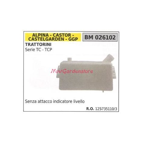 ALPINA Kraftstofftank ALPINA TC-TCP SERIES Rasentraktor Motor 026102