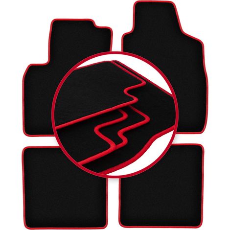 Tappetini auto CARLUX-RED per: Fiat Panda II hatchback (2002-2010) (1/5)