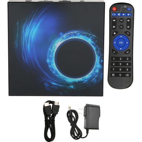 Boîtier TV Android 10.0 2 Go RAM 16 Go ROM Allwinner H616 Quad Core 64 Bits 6K HD 3D H.265 Prise US 100-240V (1/5)