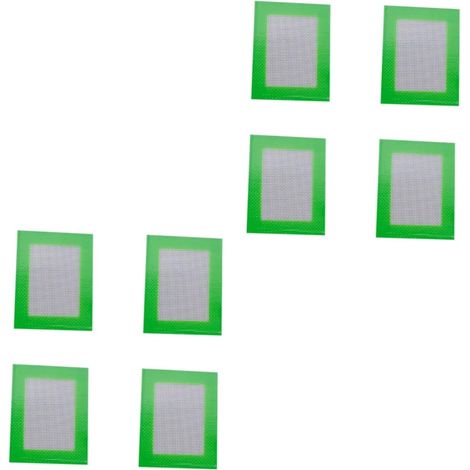Lot de 2 Tapis de Cuisson Réutilisables en Silicone Feuilles Antiadhésives pour Four Et Barbecue Vert 11 X 8 5 Cm 4 Pièces'-'- (1/5)