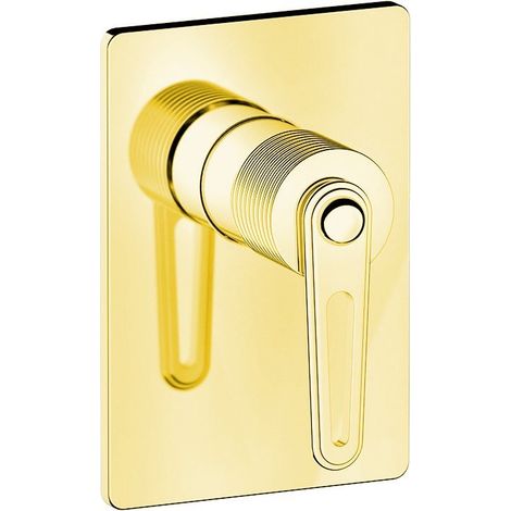 BEBÉ Mitigeur monocommande de douche à encastrer, 1 sortie, doré (1/2)