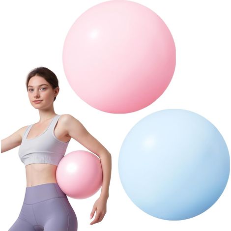 Stück Pilates-Gymnastikbälle, 25 cm Yogabälle, rutschfest und platzfest, Fitnessbälle, Balancebälle, kleine Gymnastikbälle mit aufblasbarem Strohhalm (1/5)