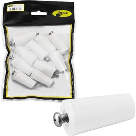 Weißer Jalousiestopper 40 cm - 40 cm