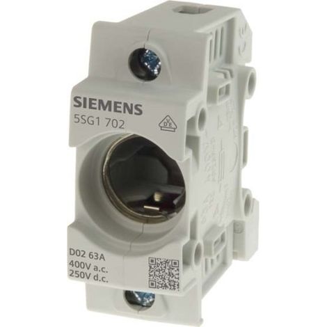 portafusibles Siemens 5sg1302 unipolar dimensiones 80x86x125 mm (1/3)