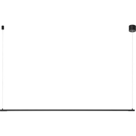Merano Albuquerque Bar Suspension Plafonnier Sandy Noir Aluminium LED 20W 1400Lm 3000K