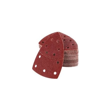 Triangle de Poncage 105mm x 152mm pour Bosch PSM, Lot de 60, Papier Abrasif de P40 à P240 pour Ponceuse (1/5)