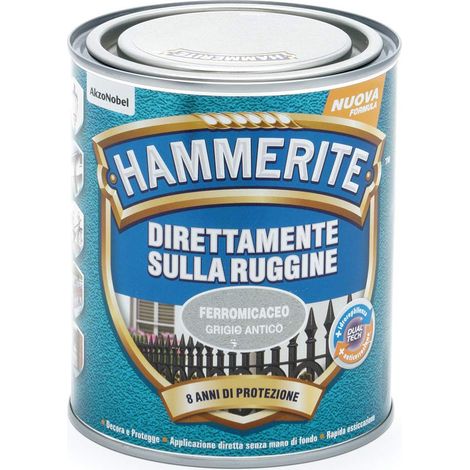 Hammerite Direttamente Sulla Ruggine Ferromicaceo Grigio Antico 0.75 l (1/5)