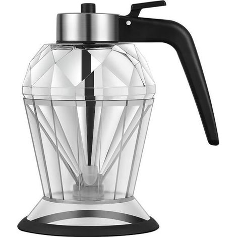Distributeur d\'huile en verre diamant Délicat Type de pressage 200ml Bouteille d\'huile en verre (1/4)