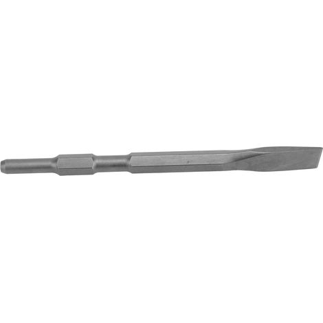 Ciseau à rainurer pour maçonnerie, béton, brique, pierre, carrelage, tige hexagonale, pour foret à percussion, embout plat (1/5)