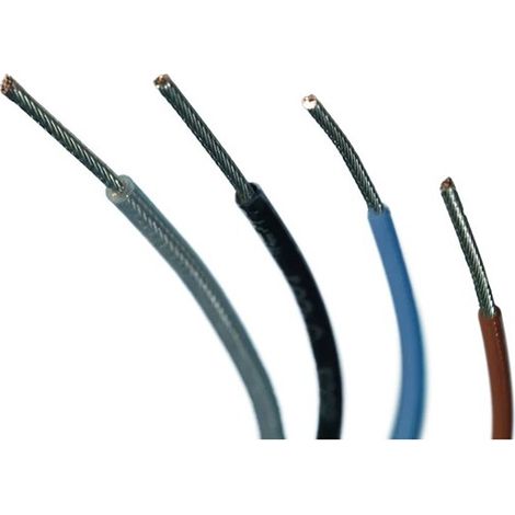 Câble monoconducteur en FEP homologué VDE Sec. 0,35 mmq Transparent