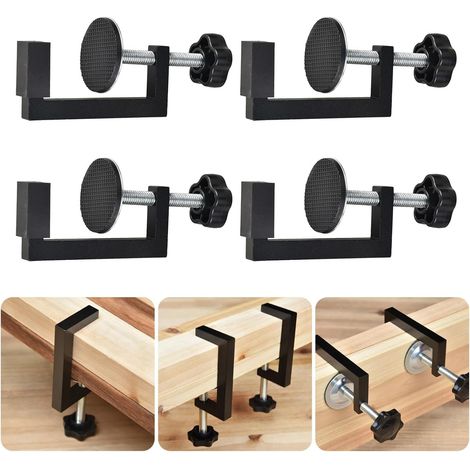 4er-Pack Universelle C-Zwingen für Schränke 10–57 mm – Umgekehrte Zwinge für Holzbearbeitung – Kleine Werkbankzwinge für Handwerkstücke (1/5)