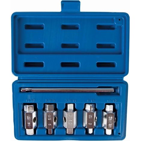 Coffret de douilles, embouts de vidange 6 pieces (1/2)