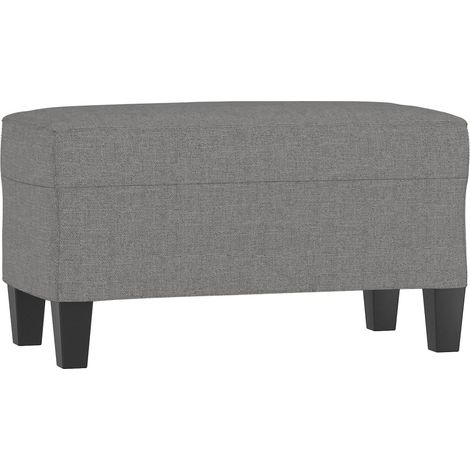 Banc d'entrée - Banc intérieur Gris foncé 70x35x41 cm Tissu fr9342 - Maison La Vie (1/5)