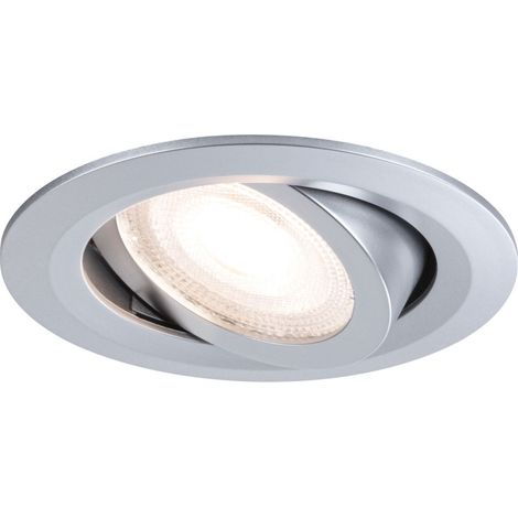 Paulmann LED-Einbauleuchte Fixed 3er Set 570 lm Ø 8,2 cm warmweiß Chrom matt (1/3)