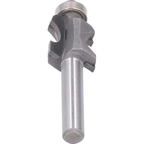 Fraise 1/4" pour défonceuse, outil de coupe bois argenté pour menuiserie (1/5)