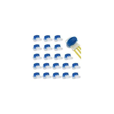 BRAVIX Lot de 20 Connecteurs de Câble Remplis des Résines Connecteur de Remplissage de Gel Raccords Remplis de Gel Etanche Sur pour Rallonger ou Réparer Câble Robot Tondeuse Automower (1/5)
