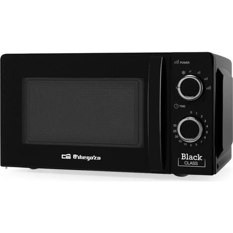 ORBEGOZO NEGRO MI2117 MICROONDAS DE 20 LITROS DE CAPACIDAD CON TEMPORIZADOR