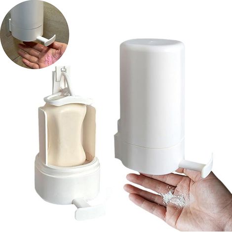 Filiyano-Râpe à savon murale sans perçage, râpe à savon pour salle de bain, taille unique