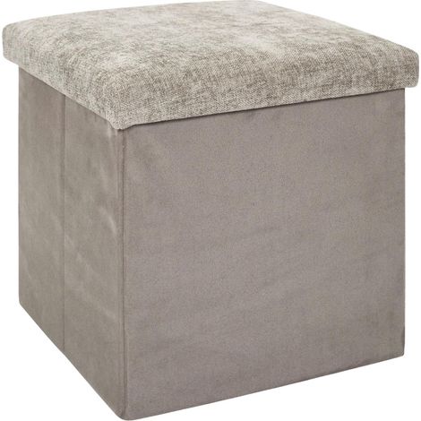 MAVI Pouf mit Stauraum, Farbe Taupe
