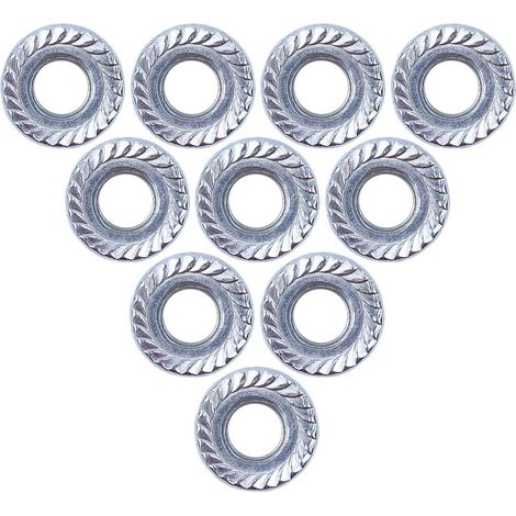 Lot de 10 écrous de barre Kit de bride pour Husqvarna 362 365 371 372 50 51 55 385 390 395 575 Tronçonneuse 503220001 (1/5)