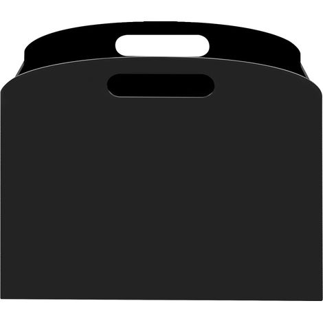 Porte-revues, acrylique durable, design gain de place, Noir (1/2)