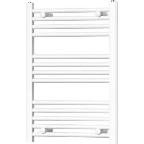 Radiatore termoarredo scaldasalviette bianco con tubolari Ø25mm modello elvia mm 1512x550 watt 802 int.500 MAGMA