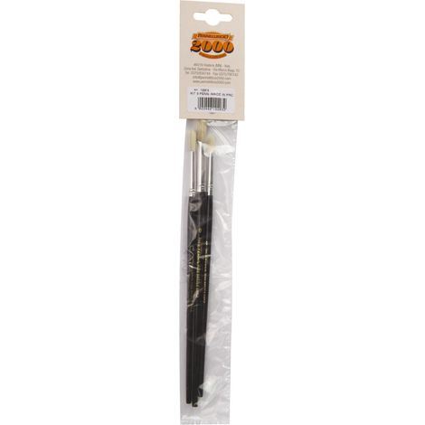 Set mis.4-6-8 pennelli da ritocco coprente legno 4-6-8 - pennellificio 2000 (1/2)