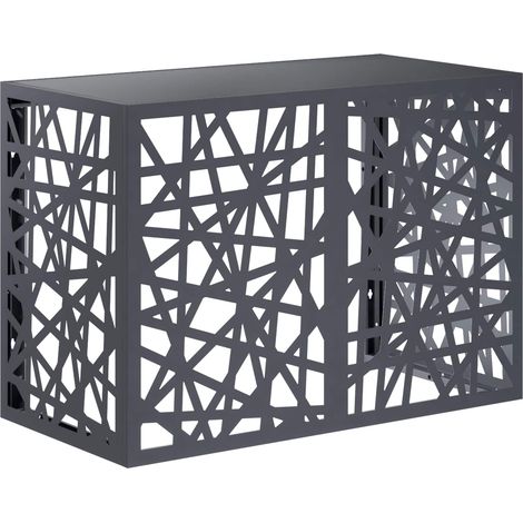 Air Conditioner Cover Anthracite 100 x 50 x 70 cm Steel vidaXL