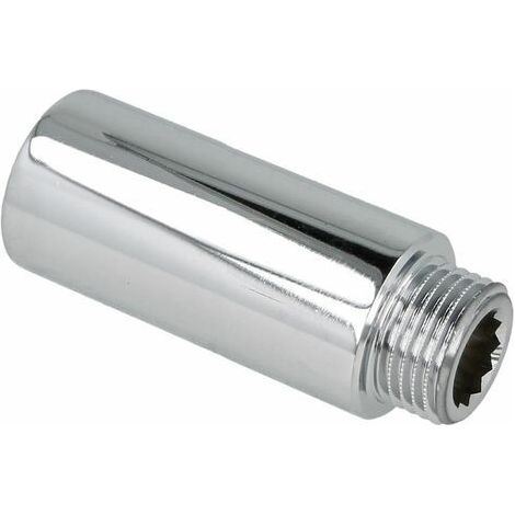 Rallonge de robinet LUX laiton chrome DN 15 (1/2") x 50 mm