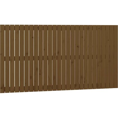 Maison Exclusive - Wand-Kopfteil Honigbraun 166x3x90 cm Massivhol